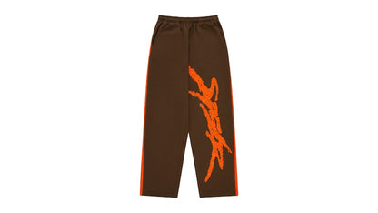 Sp5der Screaming Eagle Sweatpant Brown