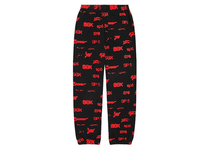 Sp5der Sex AOP Sweatpant Black