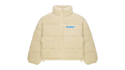 Sp5der Sherpa Puffer Jacket Cream