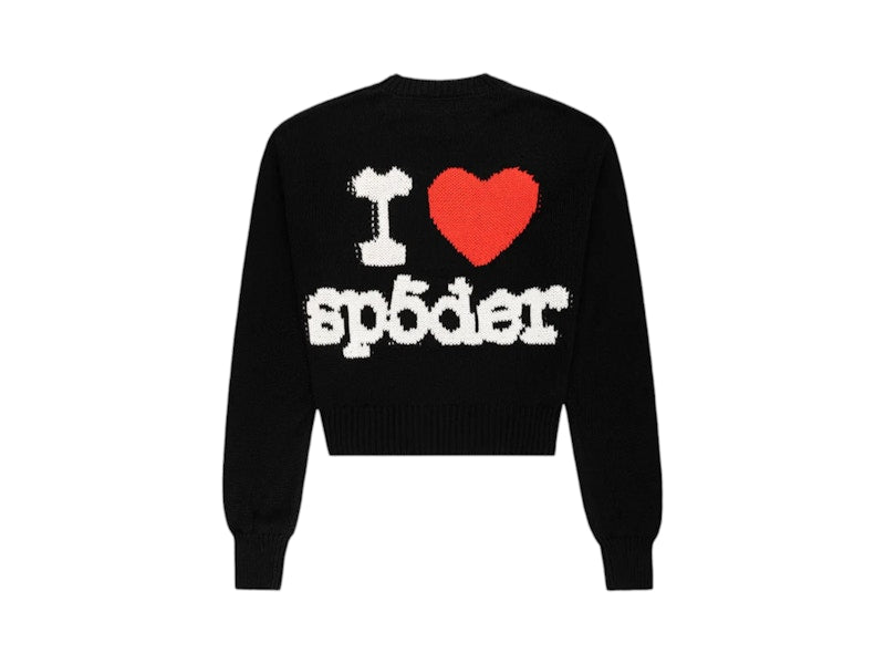 Sp5der Souvenir Sweater Black