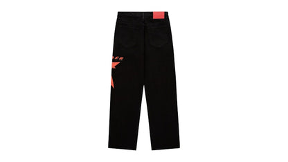 Sp5der Star Girl Denim Black
