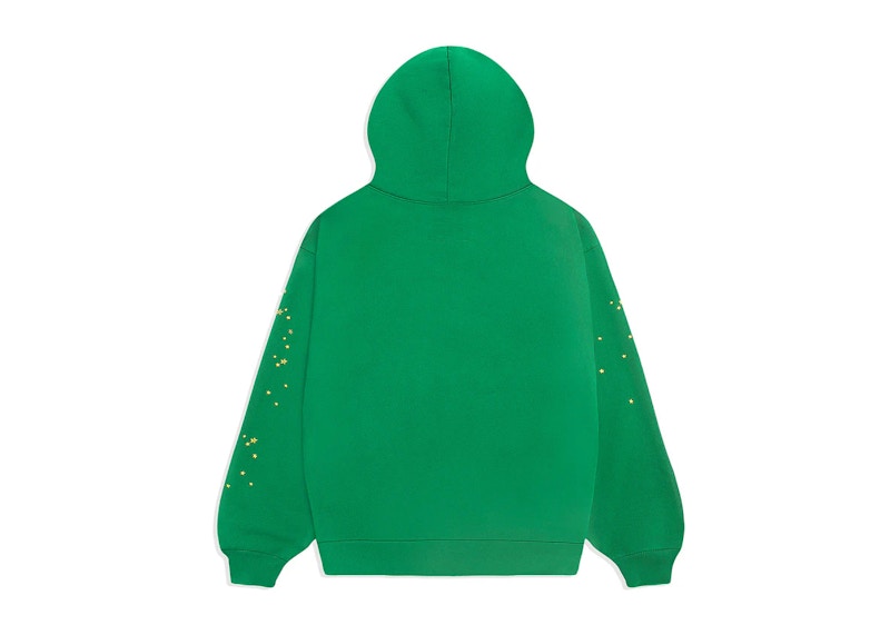 Sp5der Star OG Web V2 Hoodie Slime Green