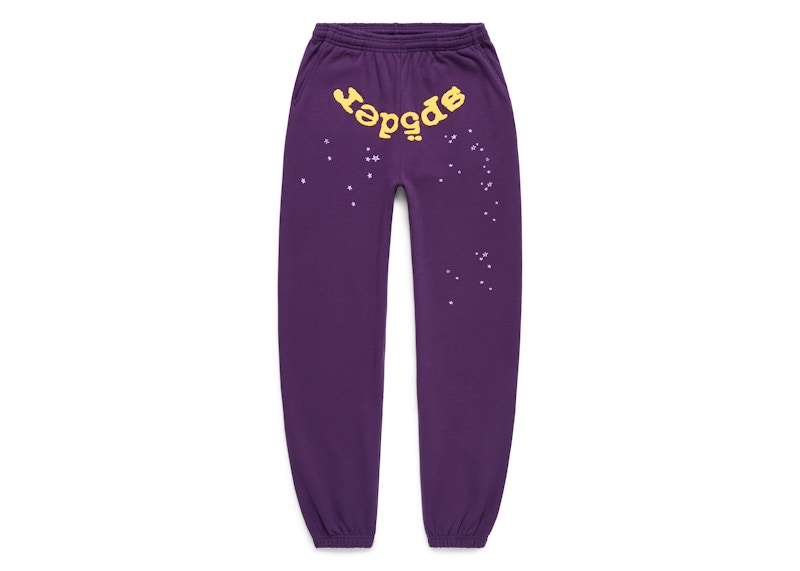 Sp5der Star OG Web V2 Sweatpant Purple