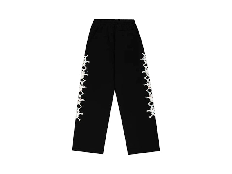 Sp5der Stone Sweatpant Black