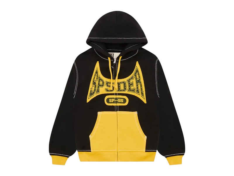 Sp5der T&F Zip Hoodie Black