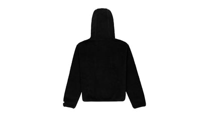 Sp5der Teddy Fleece Zip Up Sweatshirt Black