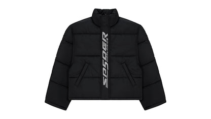 Sp5der Trackhawk Puffer Jacket Black