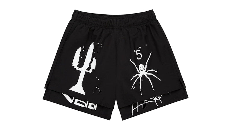Sp5der VAA Double Layer Short Black
