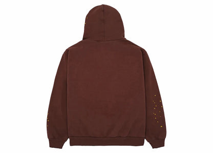 Sp5der Web Hoodie Brown