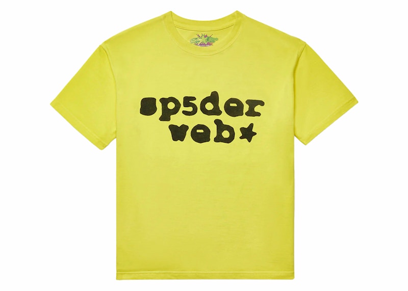 Sp5der Web Tee Yellow/Black
