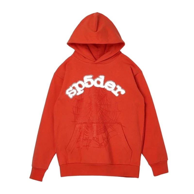 Sp5der Websuit Hoodie Orange