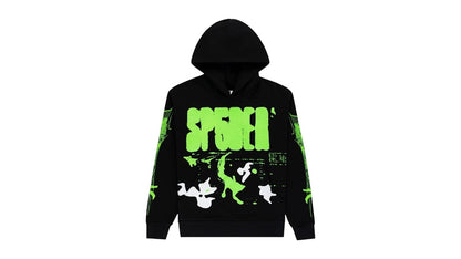 Sp5der X-Ray Hoodie Black