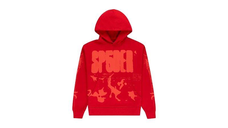 Sp5der X-Ray Hoodie Red