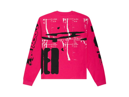Sp5der X-Ray L/S Tee Pink