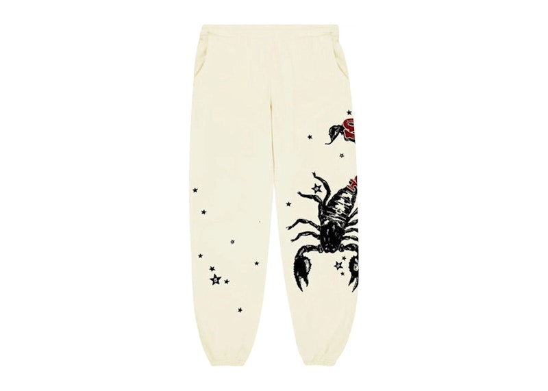Sp5der x Mariah The Scientist Scorpion Sweatpant Cream