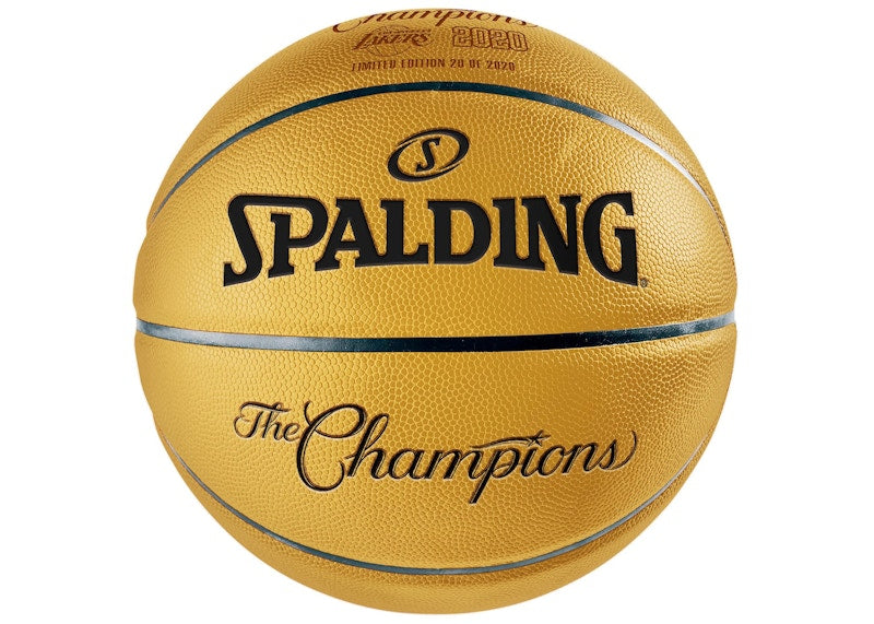 Spalding Los Angeles Lakers 2020 NBA Finals Champions Official Basketball Gold