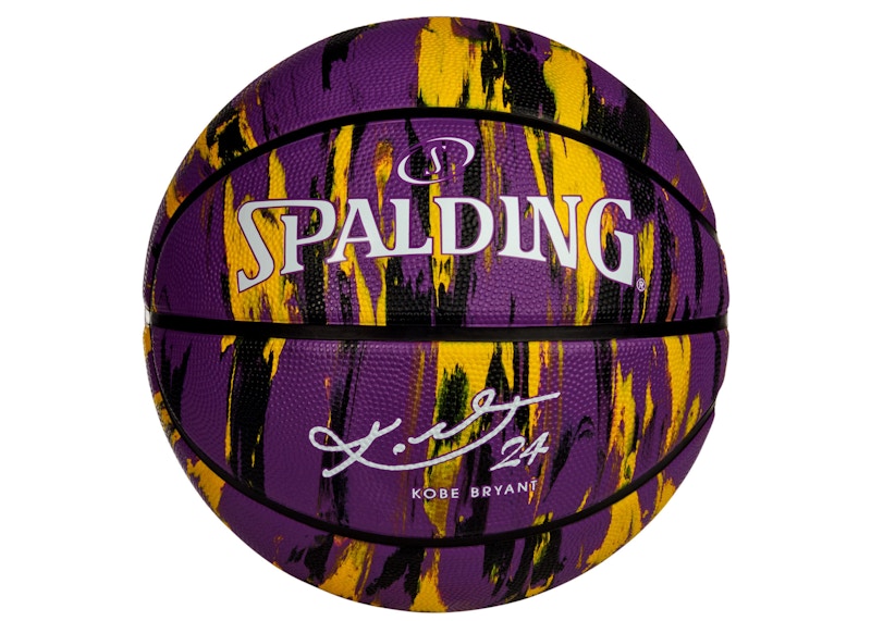 Spalding x Kobe Bryant Marble Series Basketball Purple/Yellow