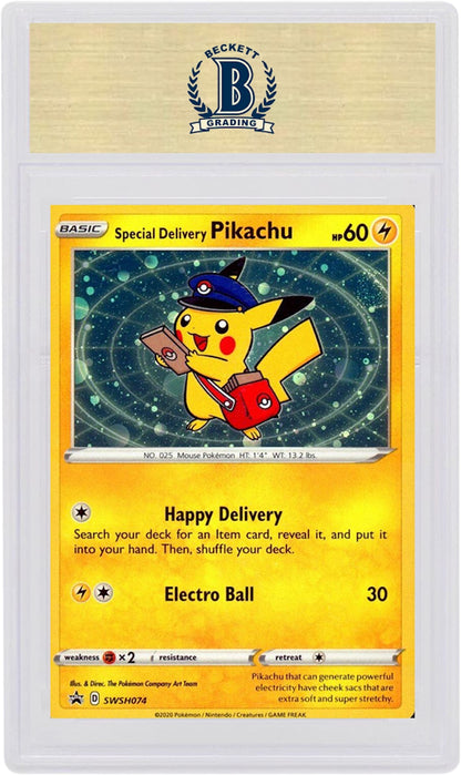 Special Delivery Pikachu 2020 Pokemon TCG Sword & Shield Store Opening Promos (PSA or BGS Graded)