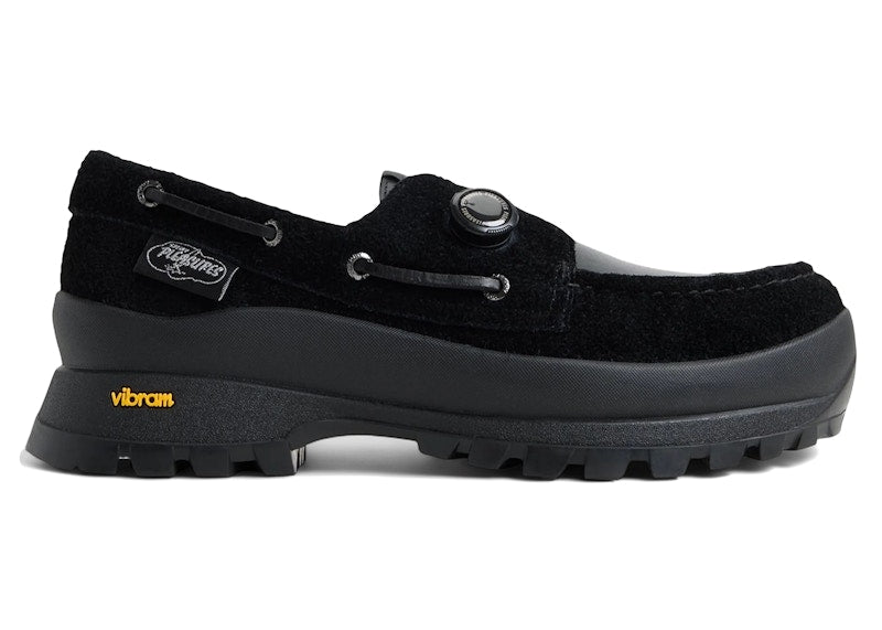 Sperry 3-Eye Vibram Turn-Lock Lug Boat Pleasures Black