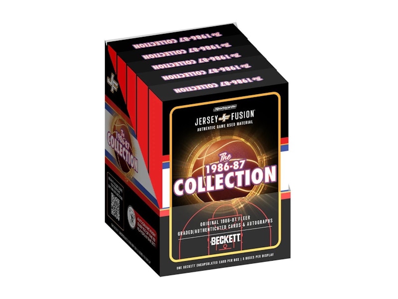 Sportscards Jersey Fusion: The 1986-87 Collection Display Box