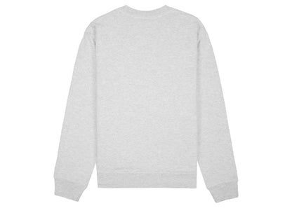 Sporty & Rich C Crest Crewneck Gray/Merlot