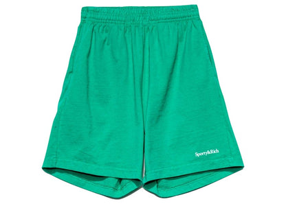 Sporty & Rich Eat Veggies Shorts Green