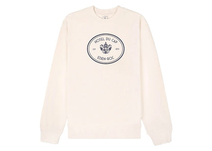 Sporty & Rich Eden Crest Crewneck Cream/Navy