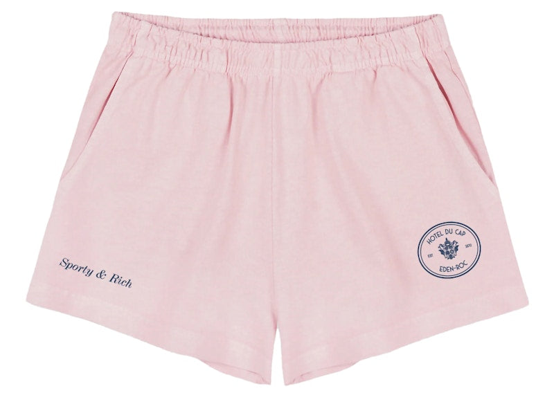 Sporty & Rich Eden Crest Disco Short Eden Pink/Navy