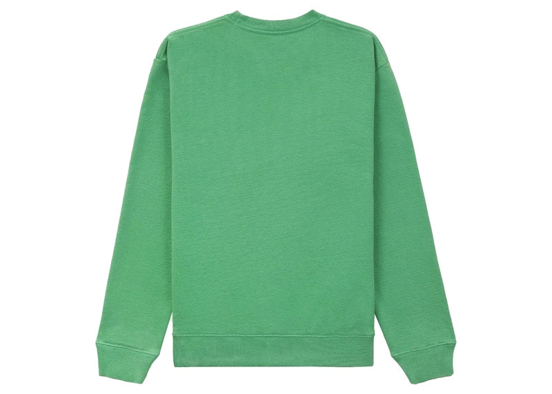 Sporty & Rich Stars Health Crew Crewneck Jolly Green/White