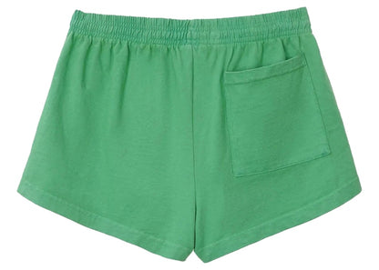 Sporty & Rich Stars Health Crew Disco Short Jolly Green/White