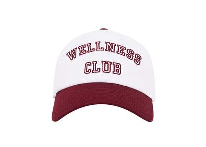 Sporty & Rich x adidas Originals Wellness Club Hat White/Merlot