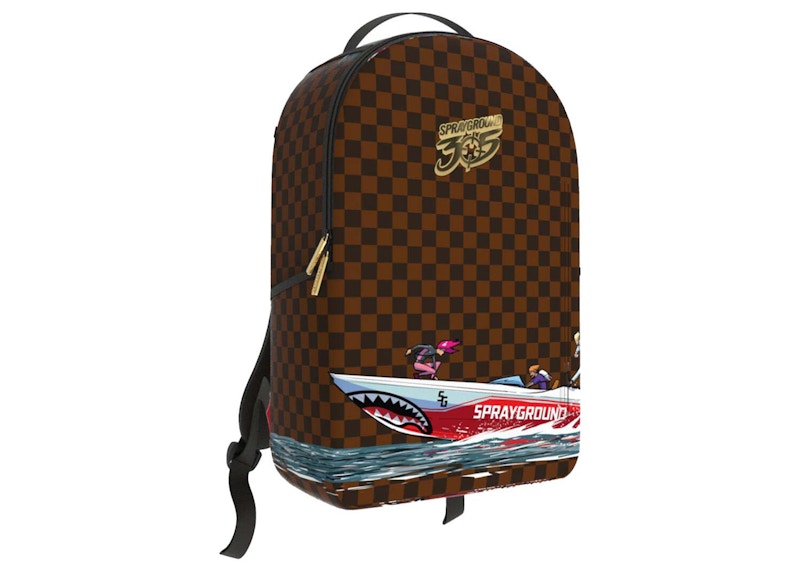 Sprayground 305 Ocean Heist DLXSV Backpack Brown/Multicolor