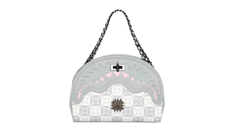 Sprayground A.I.8 African Intelligence Booked & Busy Shark Handbag Multicolor