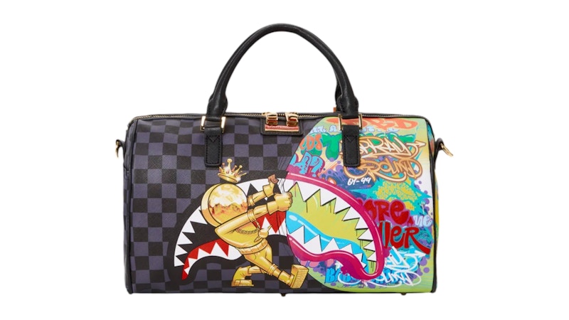 Sprayground Astromane Sharks In Space Mini Duffle Multicolor