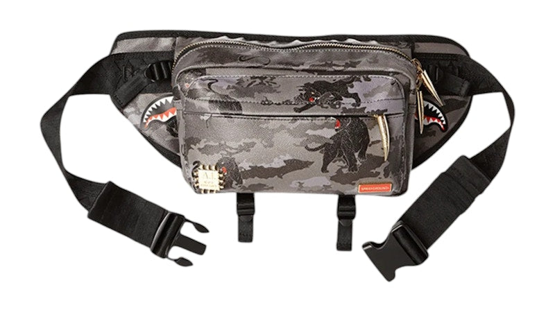 Sprayground Black Panthera Camo Crossbody Multicolor