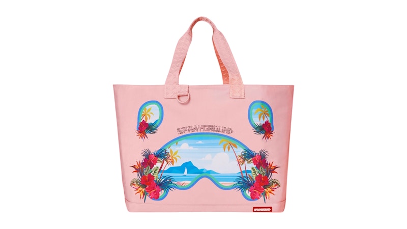 Sprayground Bora Bora Shark Island Villa Beach Tote Multicolor