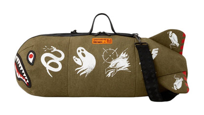 Sprayground Call Of Duty Shark Torpedo Duffle Multicolor