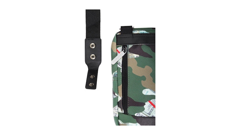 Sprayground Camo Money Shark Sling Multicolor
