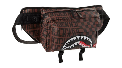 Sprayground Cargo Crossbody: Split The Check Multicolor