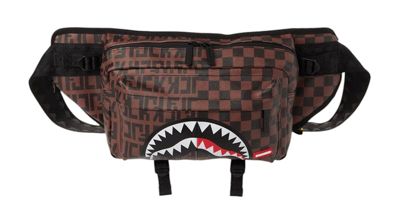 Sprayground Cargo Crossbody: Split The Check Multicolor
