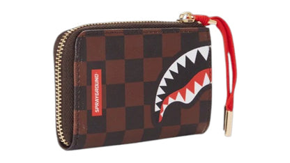 Sprayground Checks In Camoflauge Wallet Multicolor