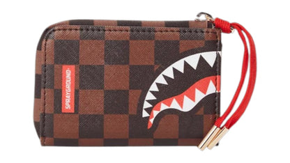 Sprayground Checks In Camoflauge Wallet Multicolor