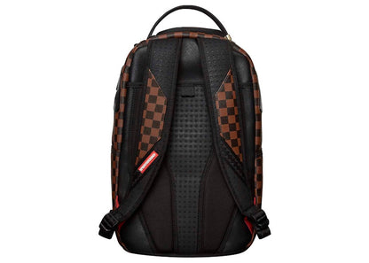 Sprayground Clear Rubber Sharks In Paris DLXSV Backpack Brown/Black