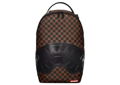 Sprayground Clear Rubber Sharks In Paris DLXSV Backpack Brown/Black