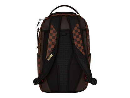 Sprayground Core Emboss Check Backpack Backpack Brown Black