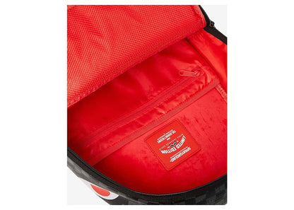 Sprayground Drip Check Shark Backpack Black