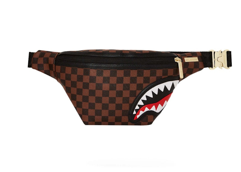 Sprayground Dripping Sharks in Paris Savvy Crossbody Black/Grey