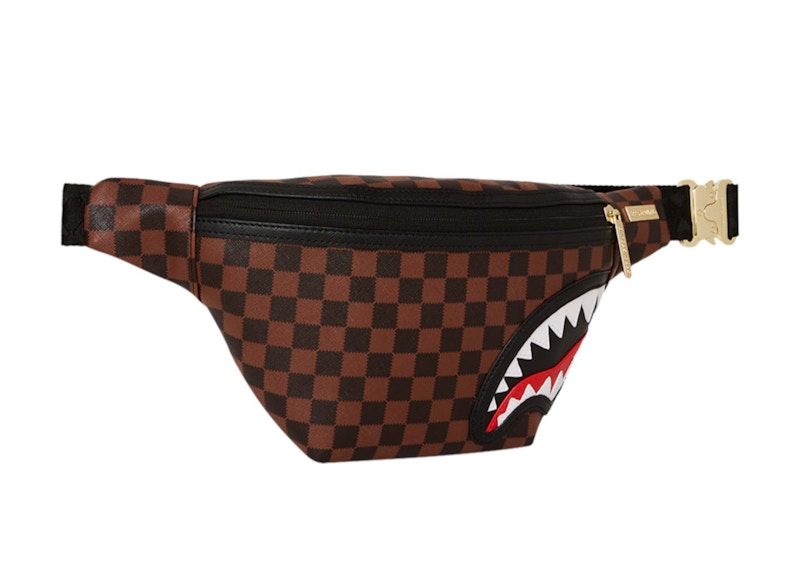 Sprayground Dripping Sharks in Paris Savvy Crossbody Black/Grey