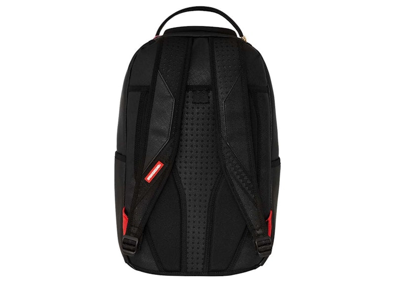 Sprayground Fly Knit Mouth DLX Satin Backpack Black/Pink