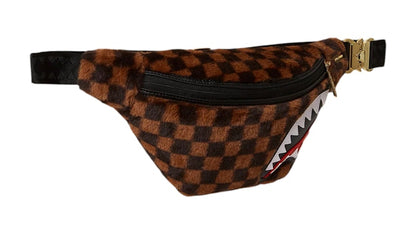 Sprayground Furrr Sharks In Paris Savvy Crossbody Multicolor